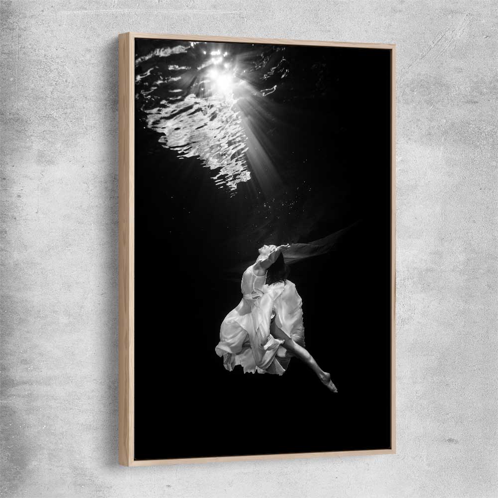 Breath raw oak framed canvas - part of our high quality fashion canvas wall art and prints collection