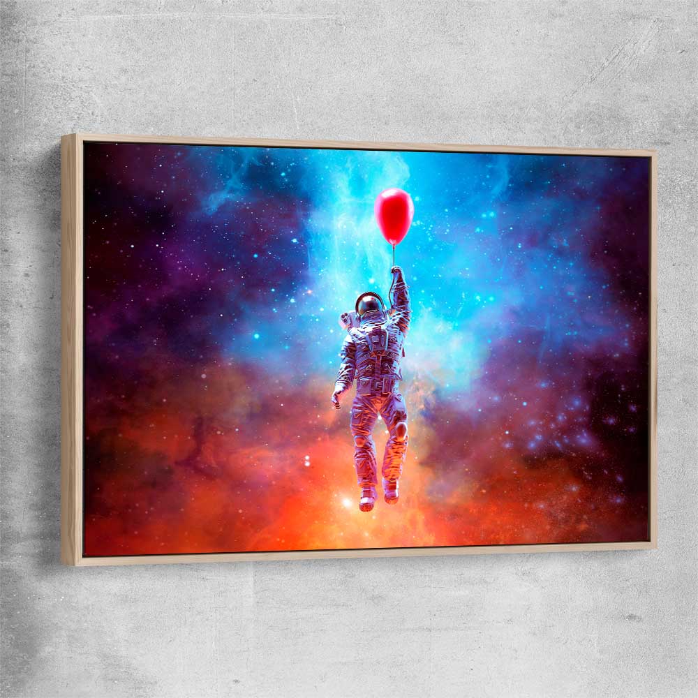 No Limits raw oak framed canvas - part of our high quality fashion canvas wall art and prints collection