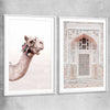 Taj in Arga Pair white glass front frame is a high quality print in our city skyline, travel prints and maps collection