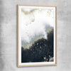Golden Grey raw oak glass front frame - part of our high quality canvas abstract wall art collection