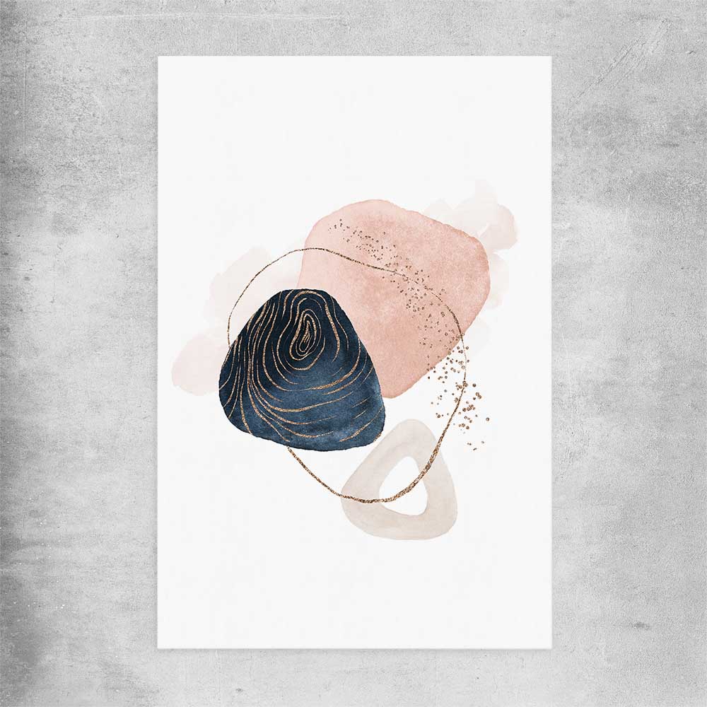 Abstract Circles rolled print - part of our high quality canvas abstract wall art collection