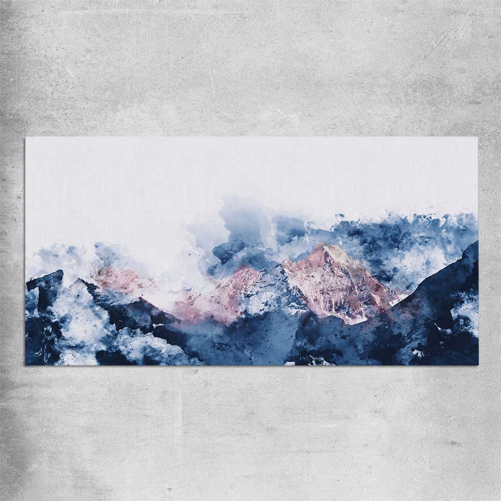 Abstract Mountains rolled print - part of our high quality canvas abstract wall art collection