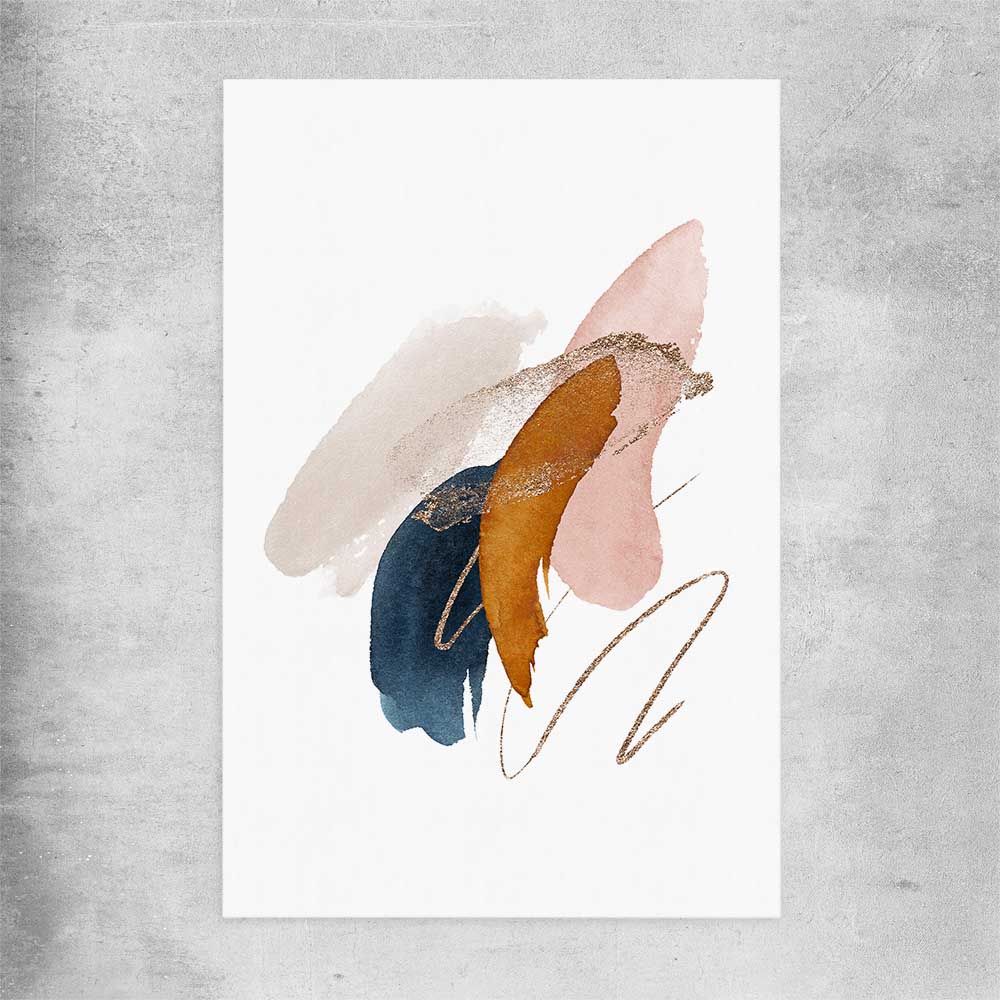 Abstract Strokes Two rolled print - part of our high quality canvas abstract wall art collection
