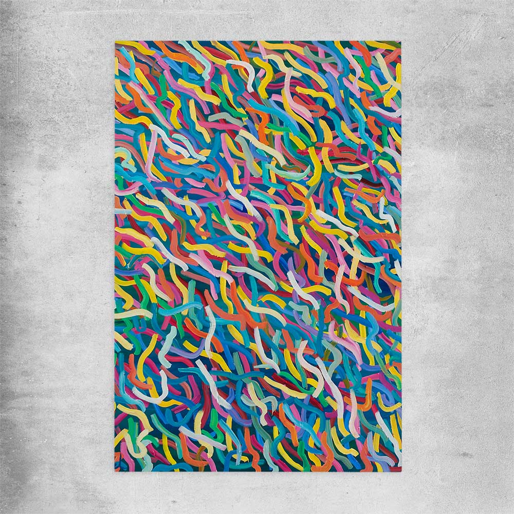 Auras Reflect You rolled print - part of our high quality canvas abstract wall art collection