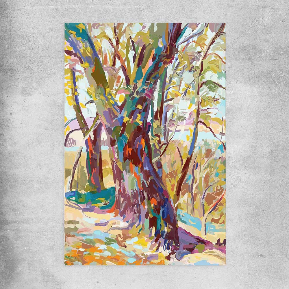 Autumn Leaves rolled print - part of our high quality canvas abstract wall art collection
