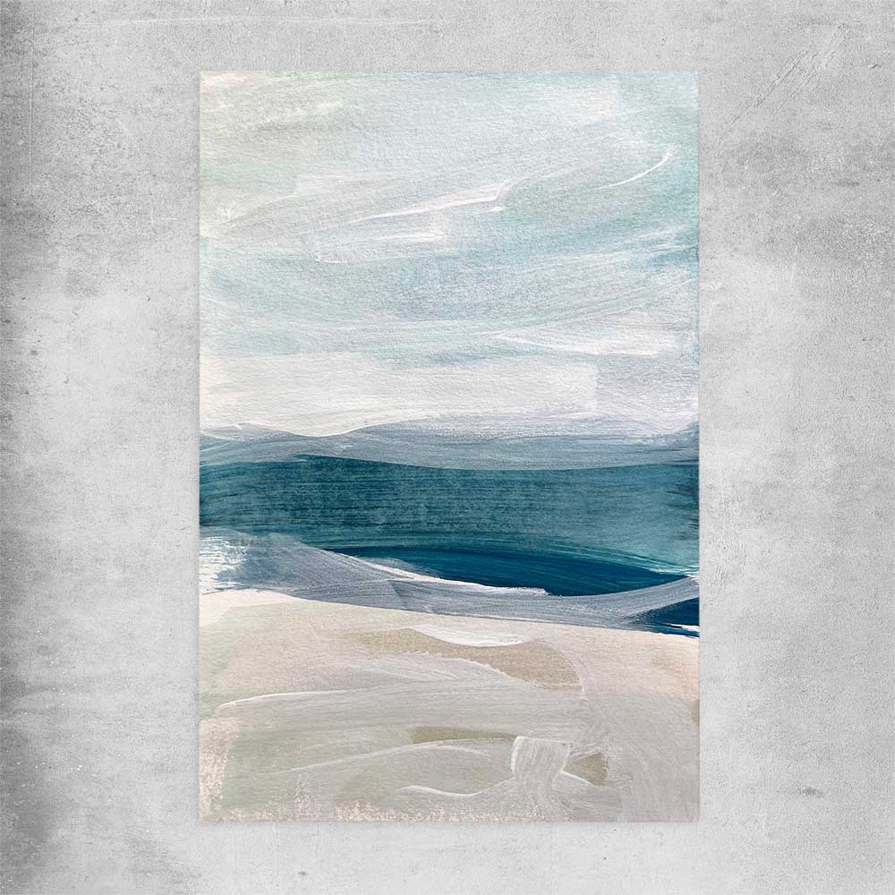 Beach Shades rolled print - part of our high quality canvas abstract wall art collection