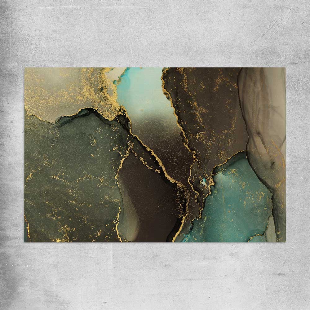 Brown Marble Flow rolled print - part of our high quality canvas abstract wall art collection