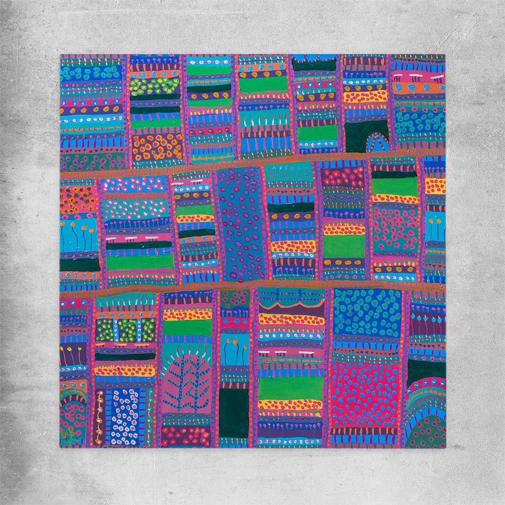 Cheerfulness rolled print - part of our high quality canvas abstract wall art collection