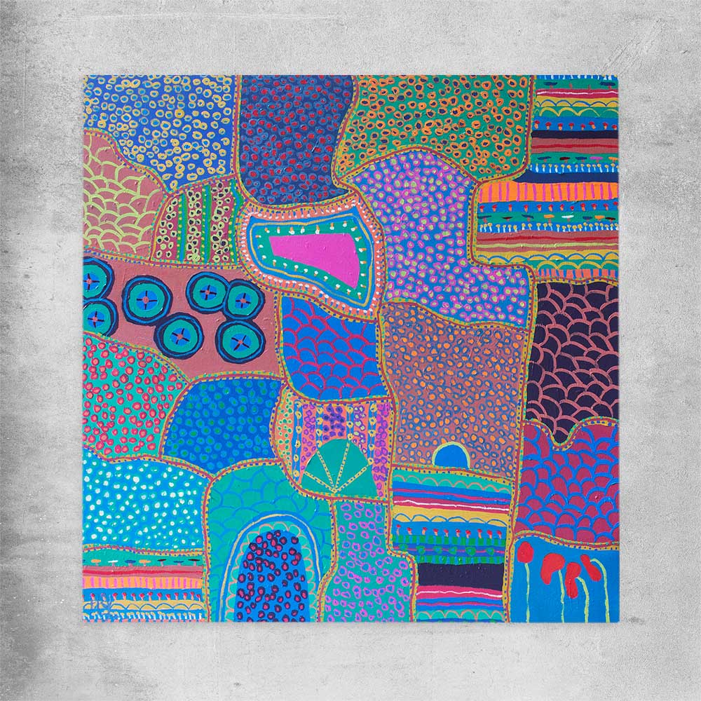 Colour has Life rolled print - part of our high quality canvas abstract wall art collection