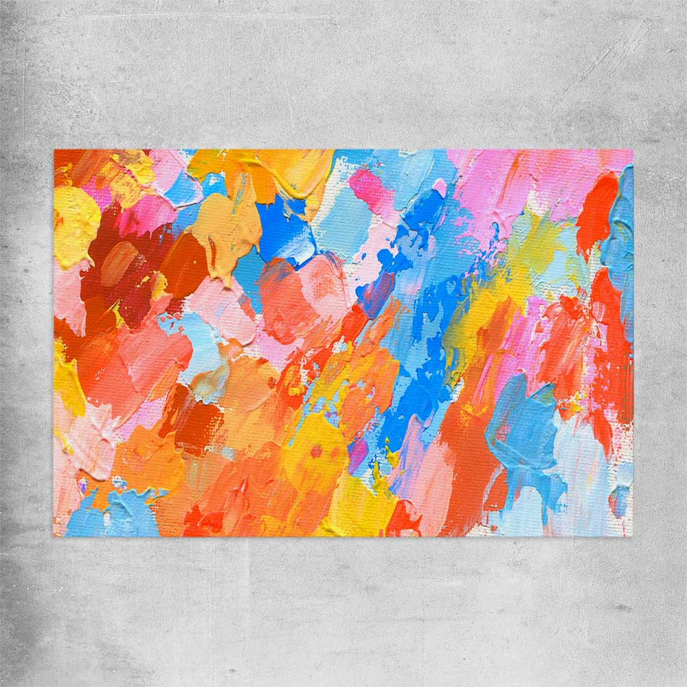 Colour Rays rolled print - part of our high quality canvas abstract wall art collection