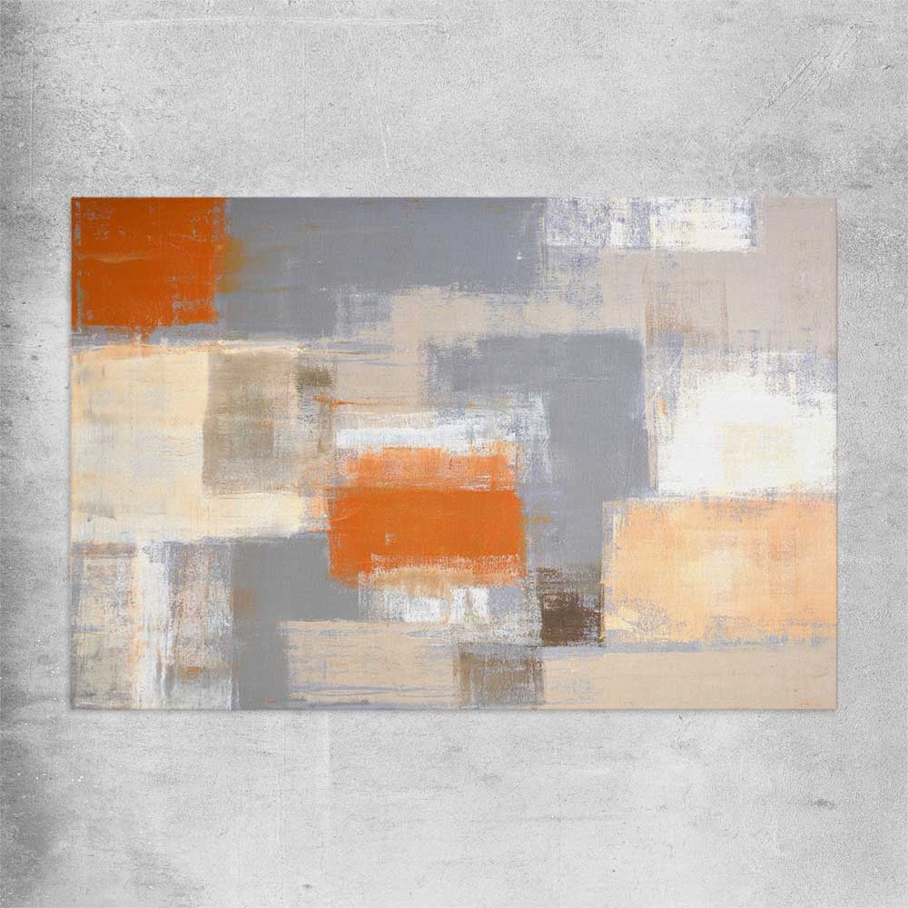 Cosy Beige rolled print - part of our high quality canvas abstract wall art collection