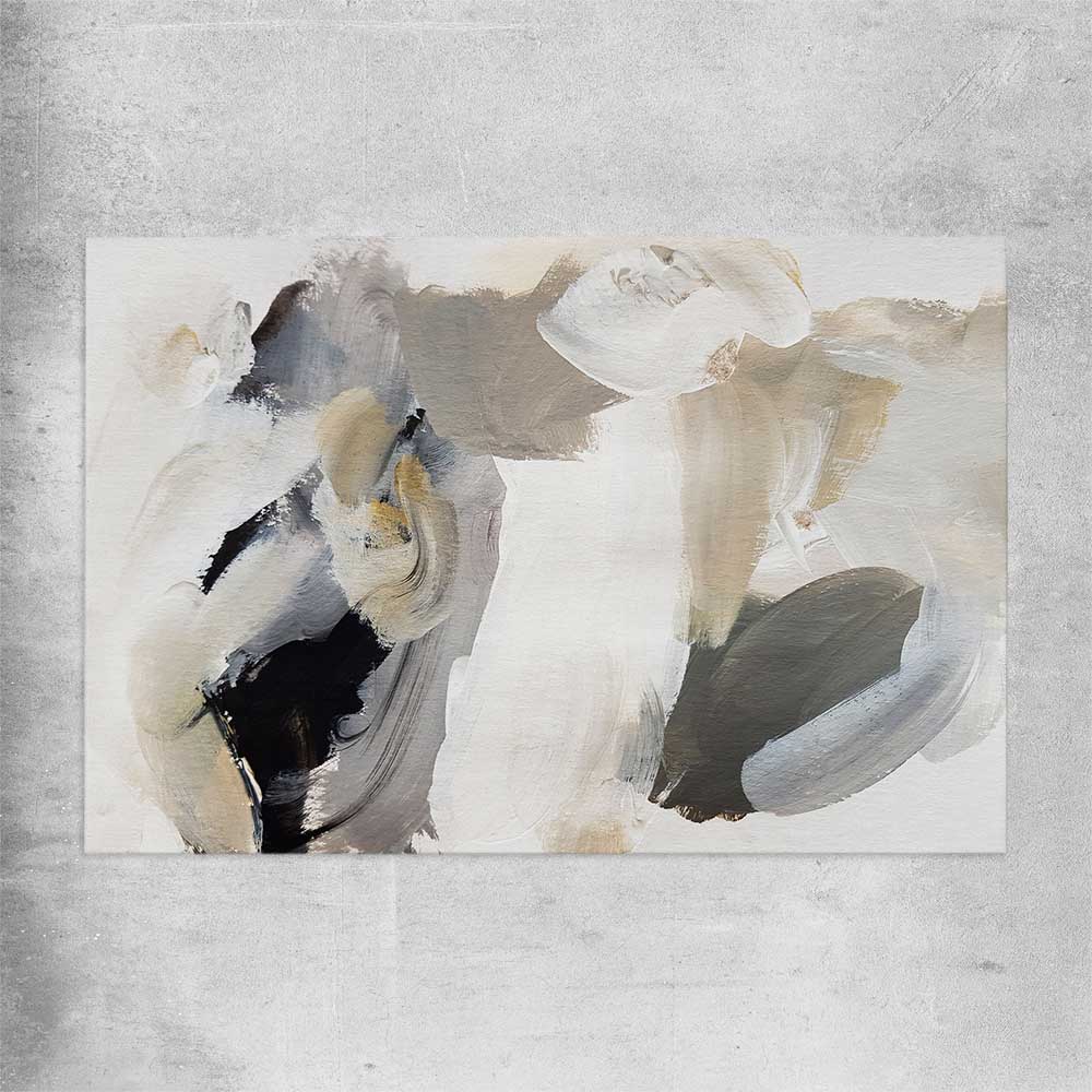 Cosy Neutral rolled print - part of our high quality canvas abstract wall art collection