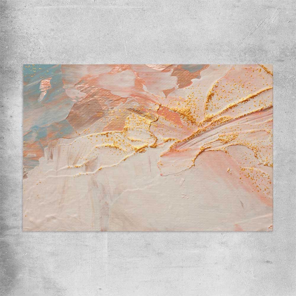 Cream Layers rolled print - part of our high quality canvas abstract wall art collection