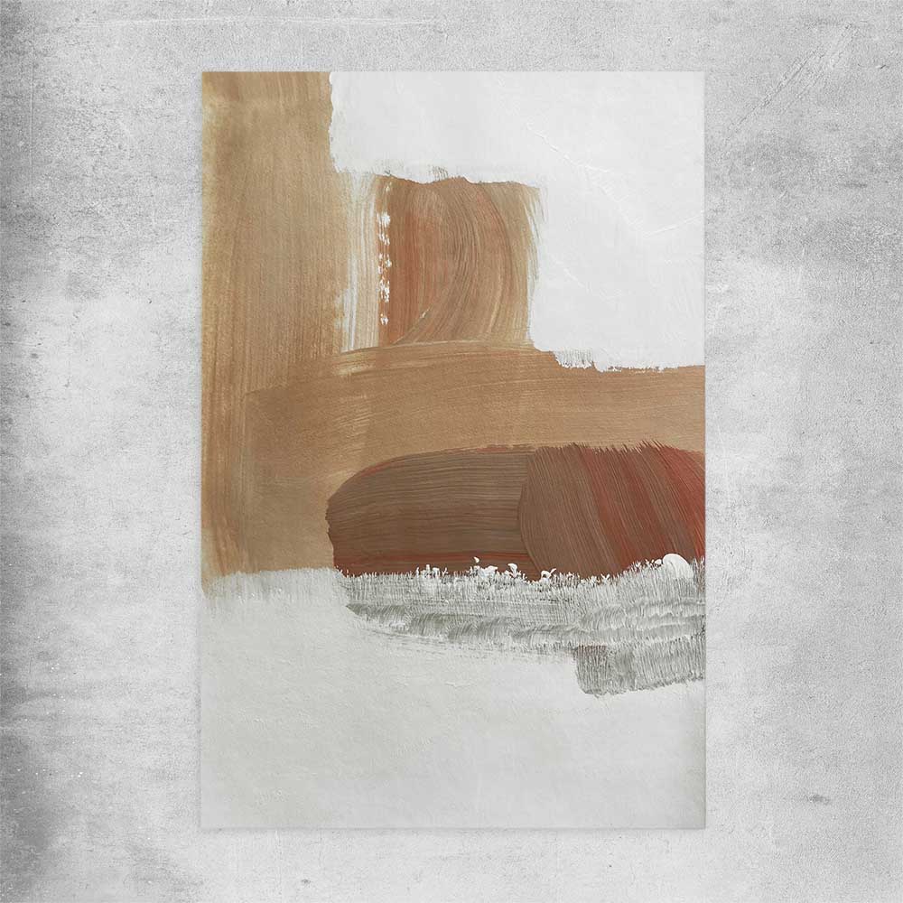 Desert Tones rolled print - part of our high quality canvas abstract wall art collection