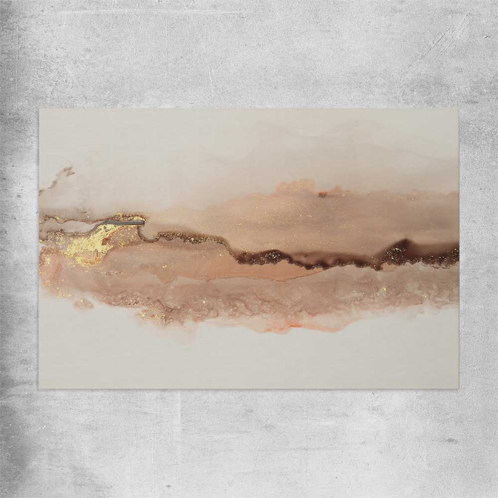 Earthen Glitter rolled print - part of our high quality canvas abstract wall art collection