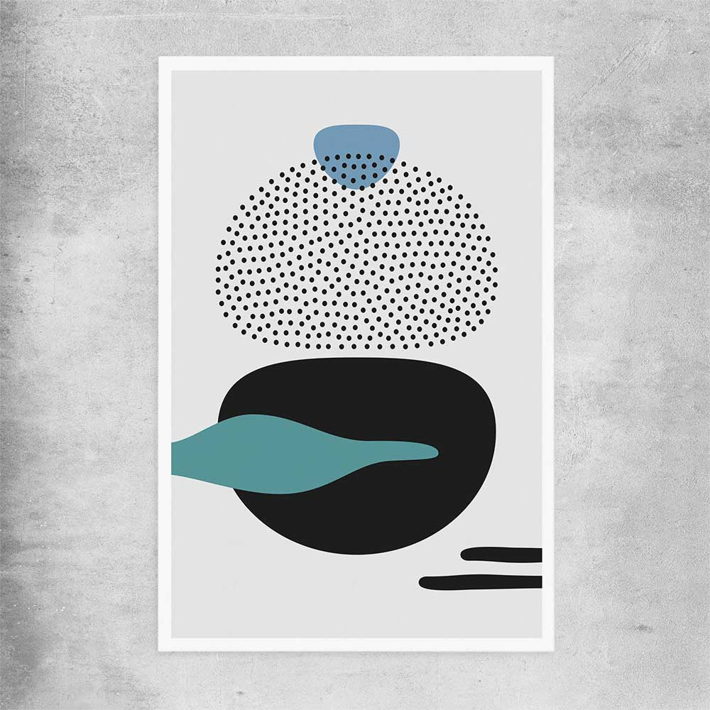 Formations Three rolled print - part of our high quality canvas abstract wall art collection