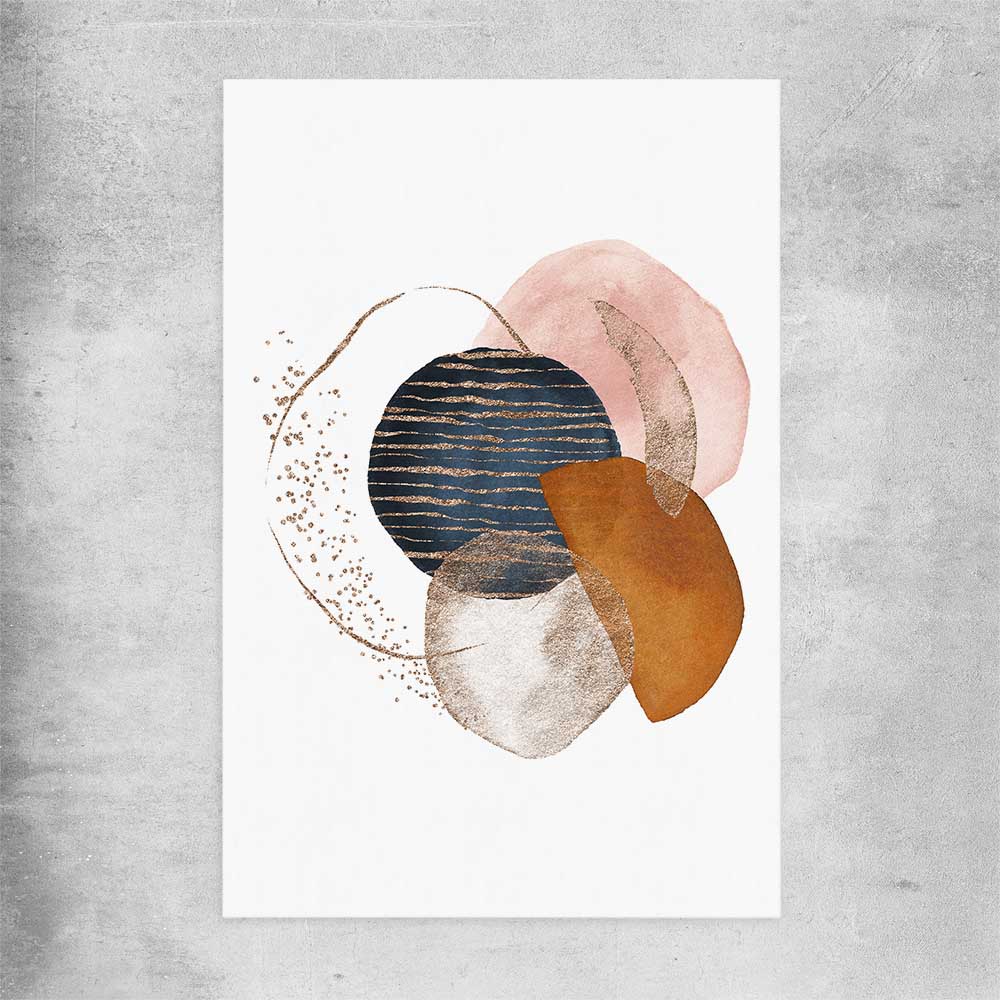 Gold Glitter rolled print - part of our high quality canvas abstract wall art collection