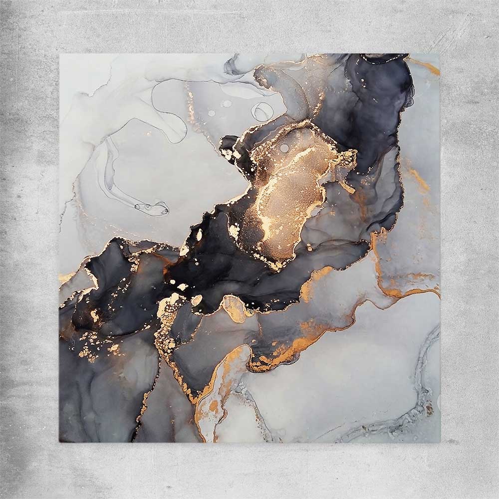 Golden Tones rolled print - part of our high quality canvas abstract wall art collection