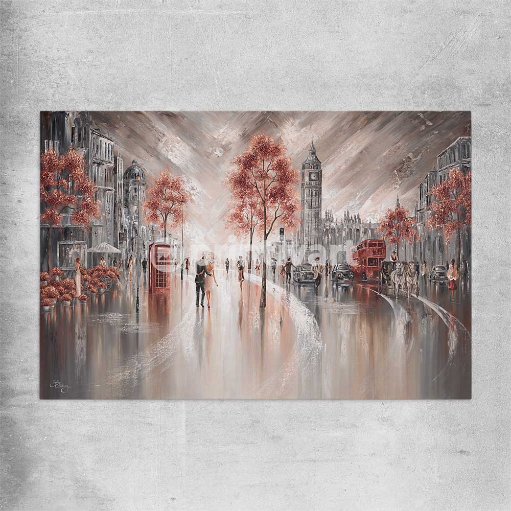 London Luxe rolled print - part of our high quality canvas abstract wall art collection