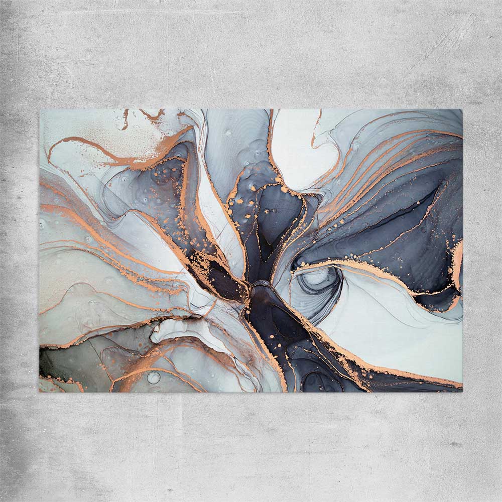 Ocean Depths rolled print - part of our high quality canvas abstract wall art collection