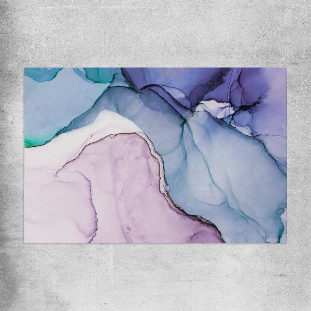 Purple Edges rolled print - part of our high quality canvas abstract wall art collection