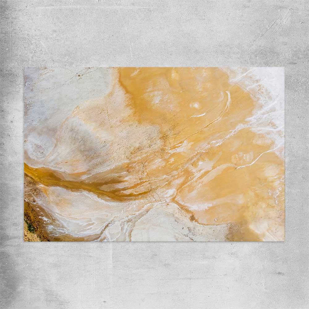 Salt Lake Aerial rolled print - part of our high quality canvas abstract wall art collection