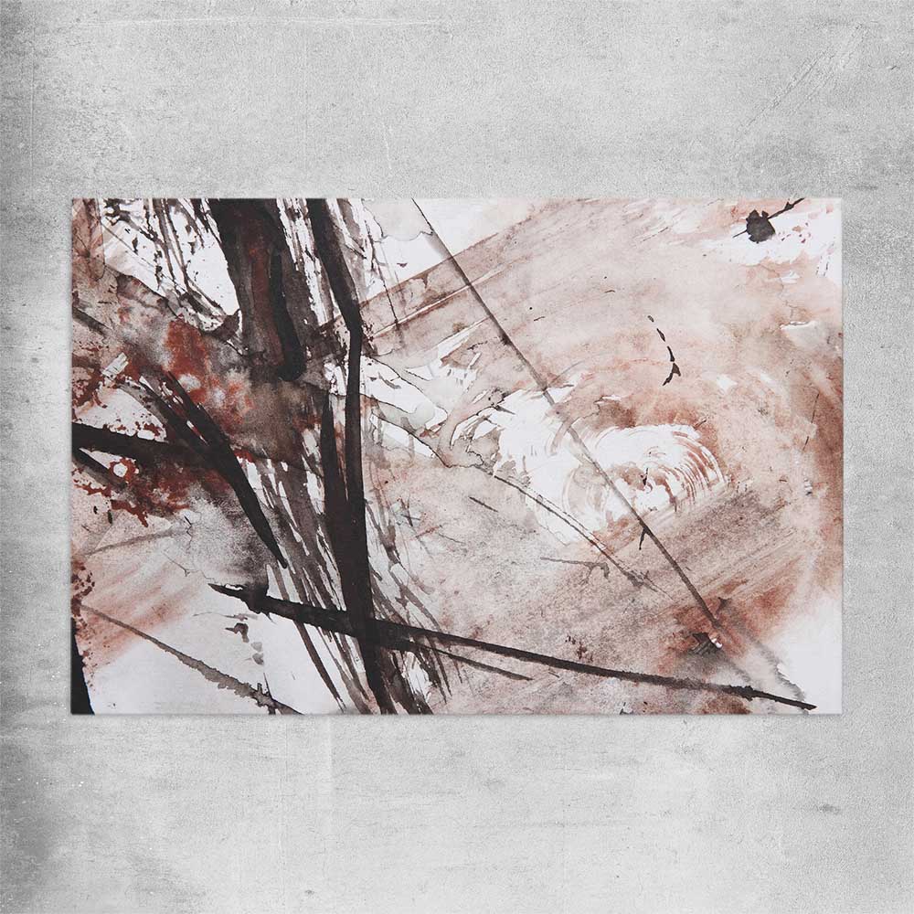 Sharp Strokes rolled print - part of our high quality canvas abstract wall art collection