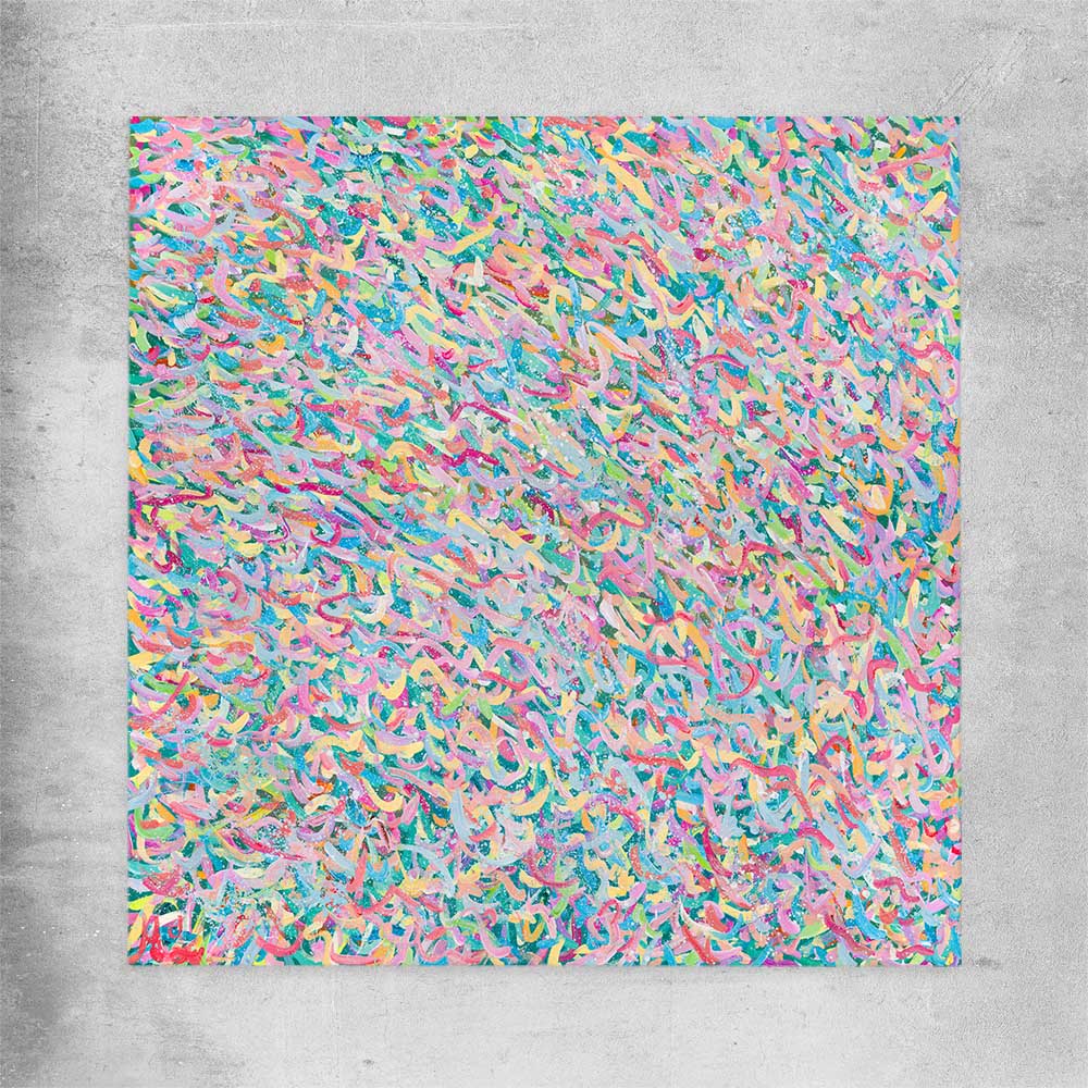 Shine of Fun rolled print - part of our high quality canvas abstract wall art collection