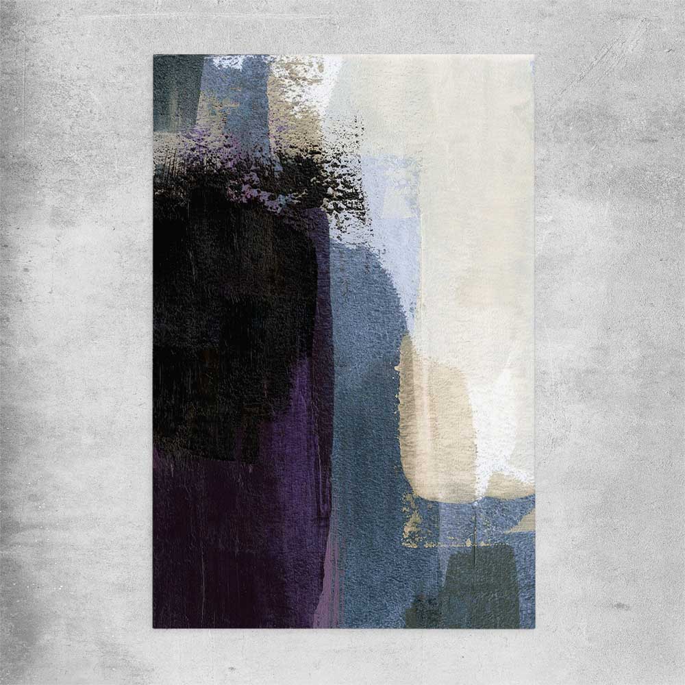 Soft Blue Two rolled print - part of our high quality canvas abstract wall art collection