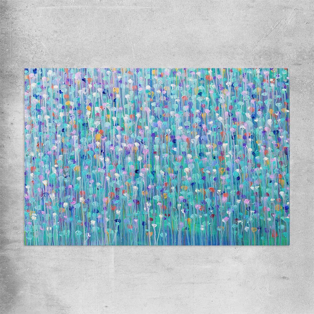 Sparkly Water rolled print - part of our high quality canvas abstract wall art collection