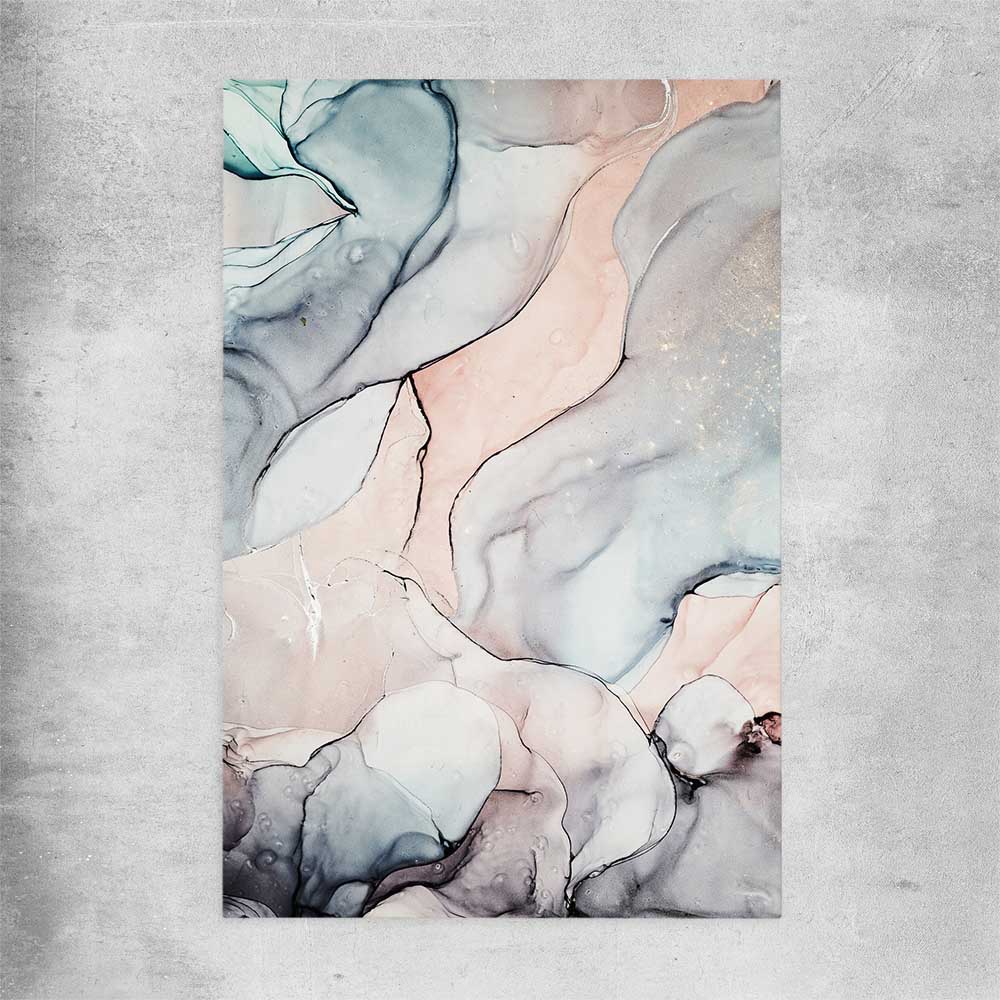 Subtle Pink Two rolled print - part of our high quality canvas abstract wall art collection