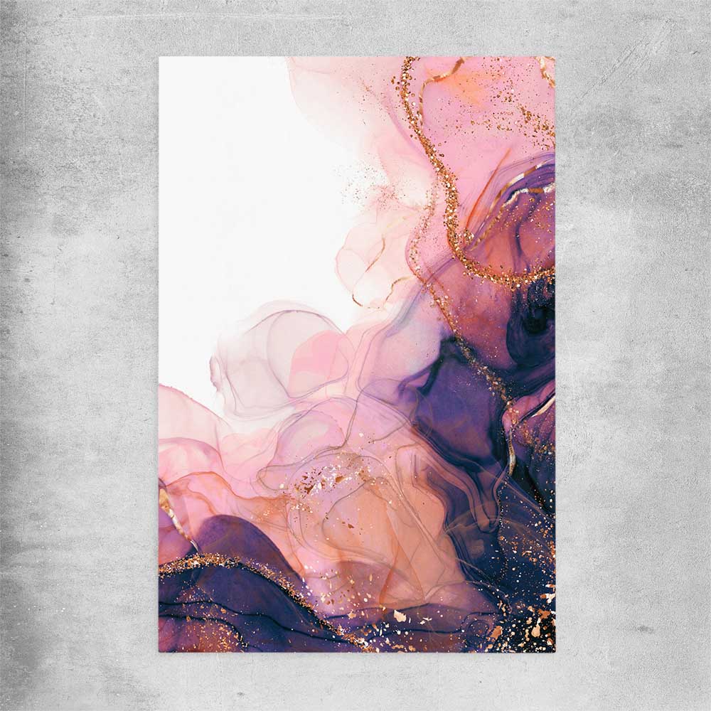 Violet Haze rolled print - part of our high quality canvas abstract wall art collection