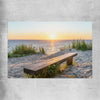 Beach and coastal wall art print of Baltic Sea Sunset on a rolled print