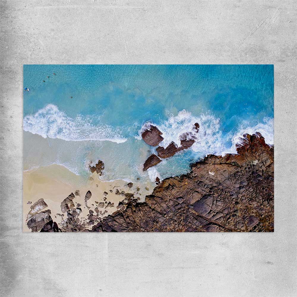 Beach and coastal wall art print of Smiths Beach on a rolled print