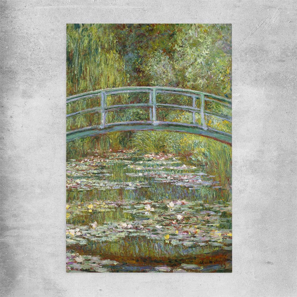 Classic wall art and canvas print of Water Lilies Pond Claude Monet on a rolled print