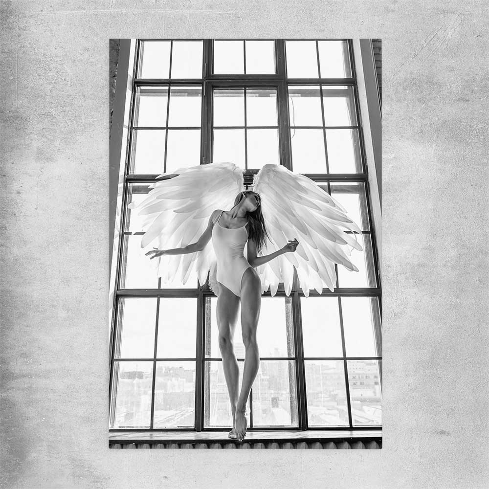 Angel Love One rolled print - part of our high quality fashion canvas wall art and prints collection