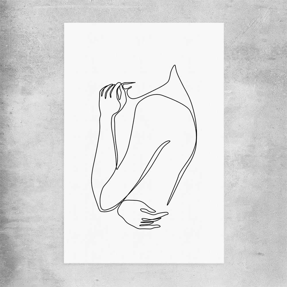 Gentle Hold rolled print - part of our high quality fashion canvas wall art and prints collection