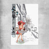 Paris Cafe Fashion rolled print - part of our high quality fashion canvas wall art and prints collection