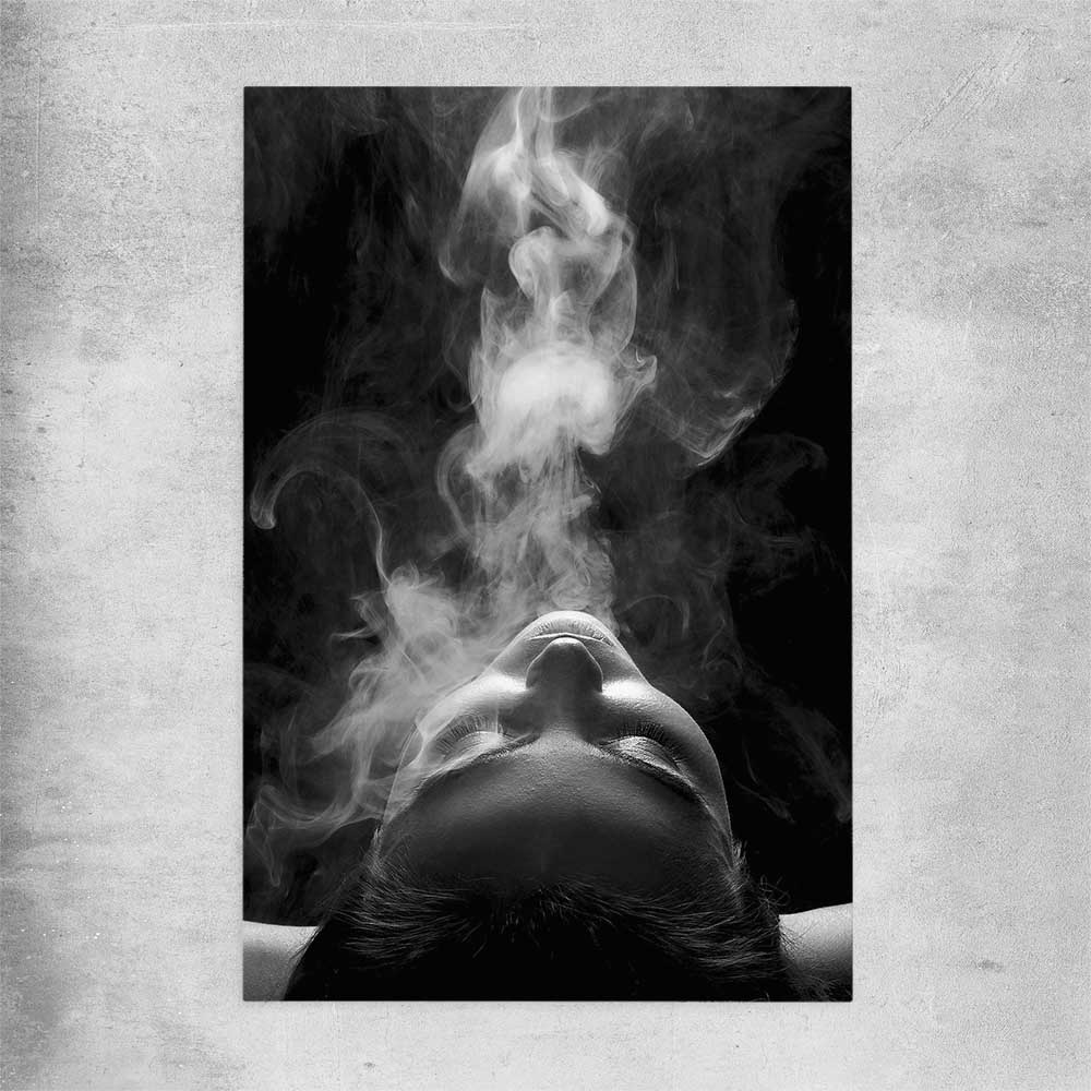 Smoke Haze rolled print - part of our high quality fashion canvas wall art and prints collection