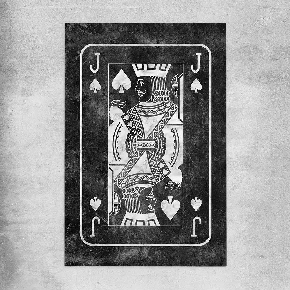 Inspirational wall art print of Marble Jack on a rolled print