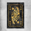 Queen of Spades rolled print - part of our high quality fashion canvas wall art and prints collection