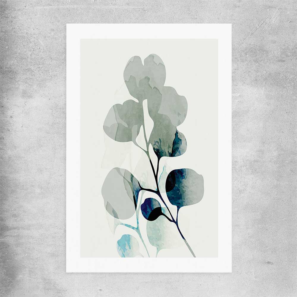 Floral print of Floral Texture One on a rolled print