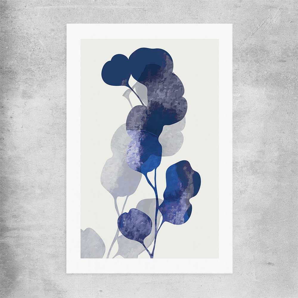 Floral print of Floral Texture Three on a rolled print