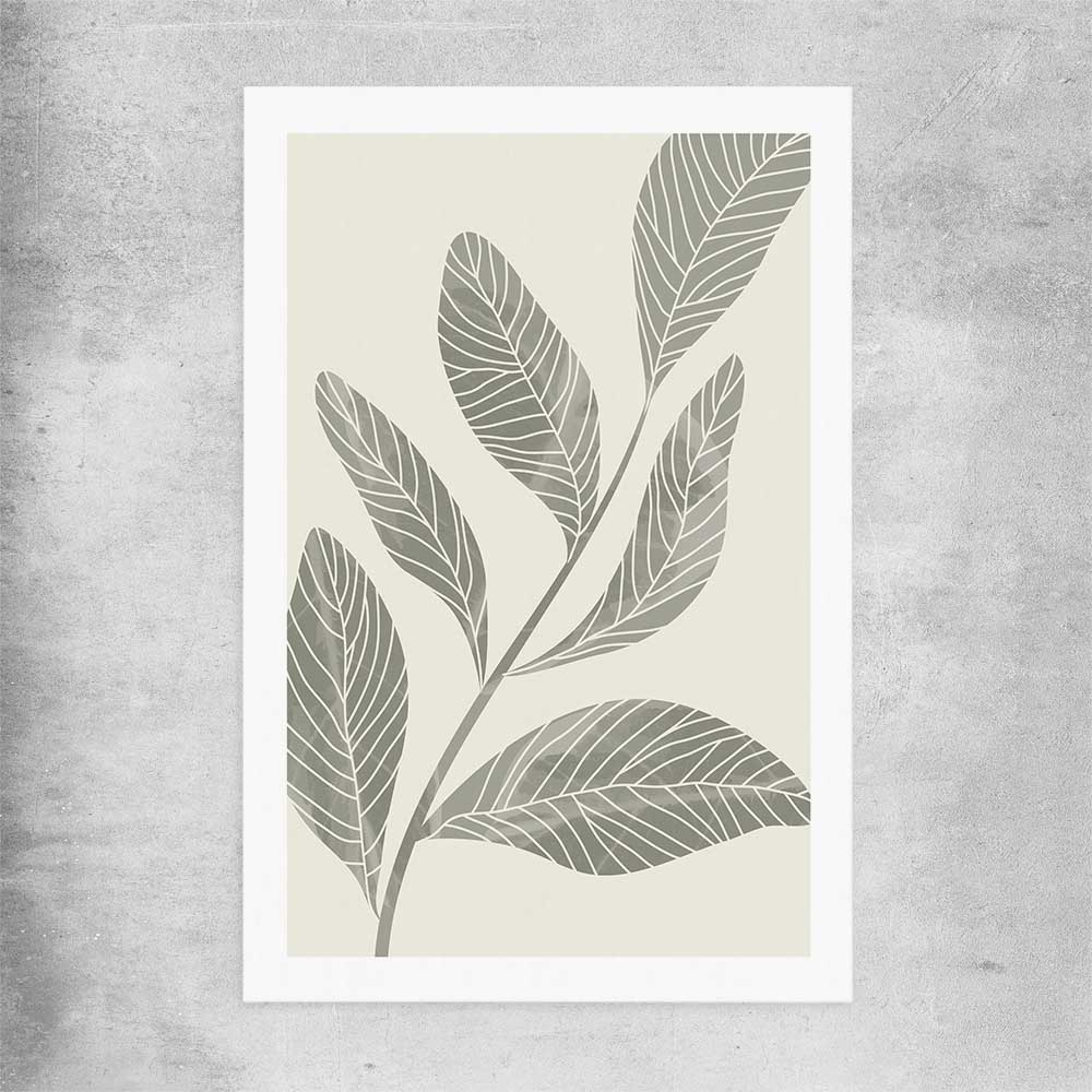 Floral print of Vintage Floral Three on a rolled print