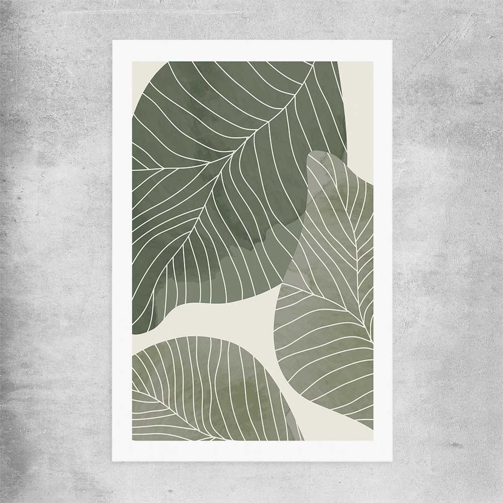 Floral print of Vintage Floral Two on a rolled print