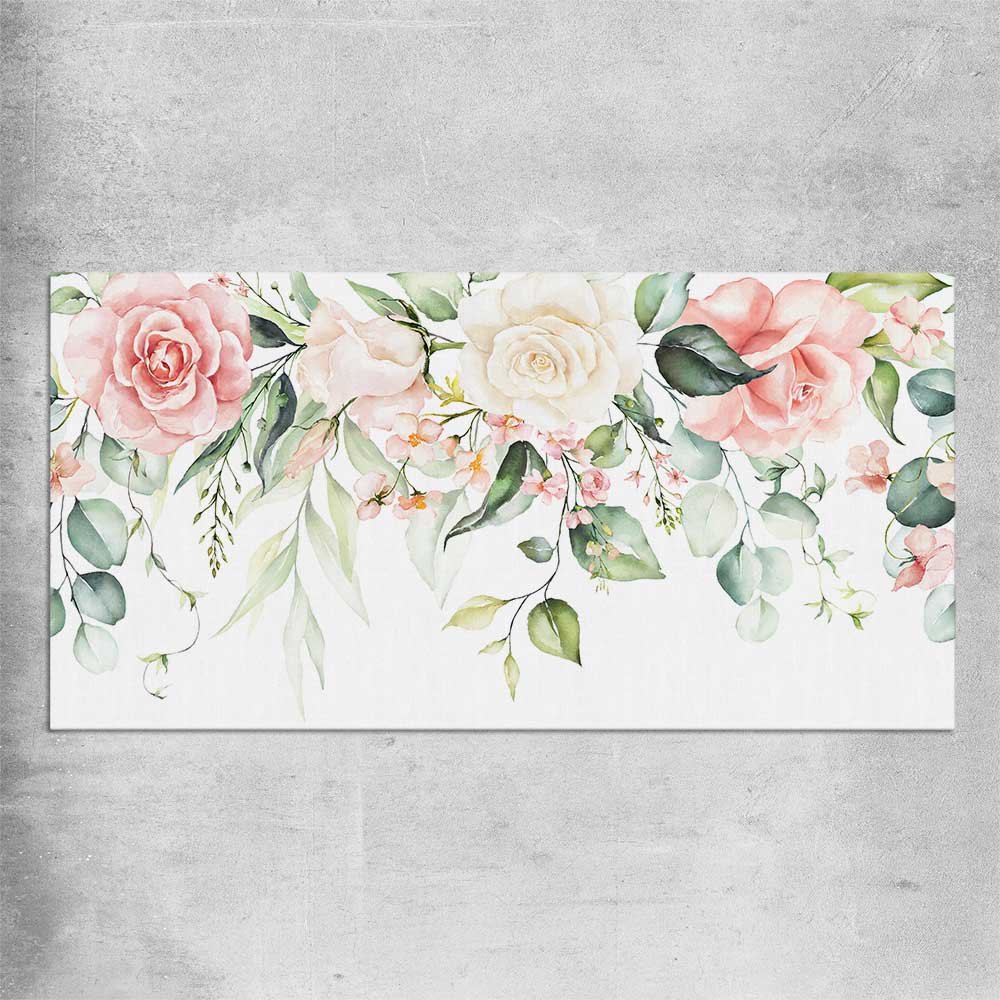 Floral print of Vivid Blossom on a rolled print