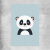 Friendly Panda rolled print is a nursery canvas wall art and print suited for childrens nursery area