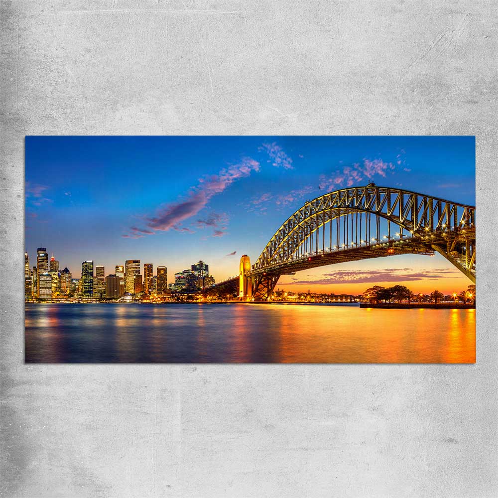 Darling Harbour rolled print is a high quality print in our city skyline, travel prints and maps collection