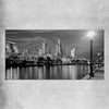 Melbourne Skyline rolled print is a high quality print in our city skyline, travel prints and maps collection