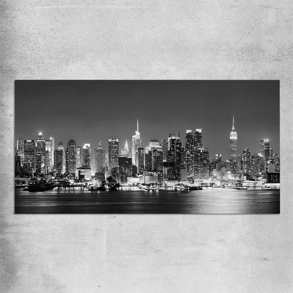 Midtown Manhattan rolled print is a high quality print in our city skyline, travel prints and maps collection